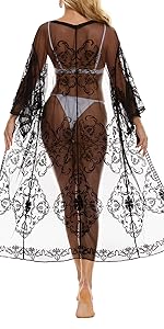 lace kimonos for women