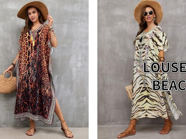 WOMEN KAFTAN plus size beach wear plus size caftan beach dress cover up cover ups for swimwear women