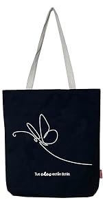 Totebag negro tus alas están listas