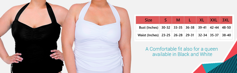 Tankini Color Variation and Size Measurement