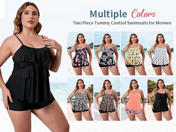 tummy control swimsuits for women