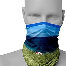 Fashionable, Functional, Neck Gaiters - Headband - Bandana - Wristband - Neck Warmer - Face Shield