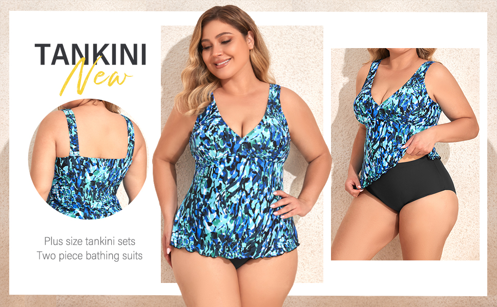 PLUS SIZE TANKINI