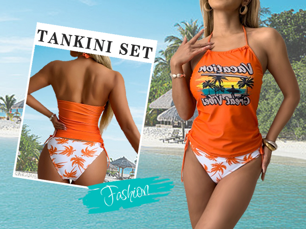 women tankini swimsuit