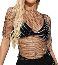 Fishnet crop top