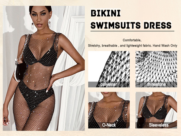 bikini fishnet cover up