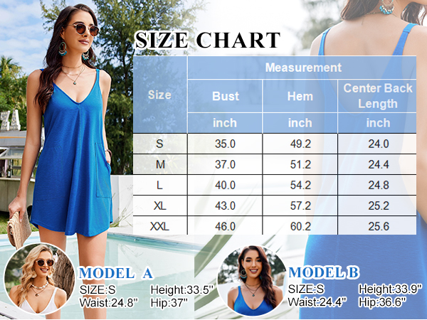 AI''MAGE Women''s Swimsuit Coverups Bikini Beach Swimwear Cover Up Dress