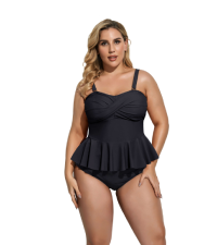 Plus Size Peplum Tankini