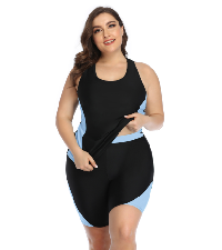 Plus Size athletic Tankini