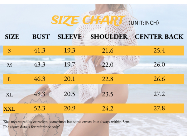 Crochet Cover Ups for Womens Long Trumpet Sleeve One Shoulder Boho Cover Up Soft Cute Coverup