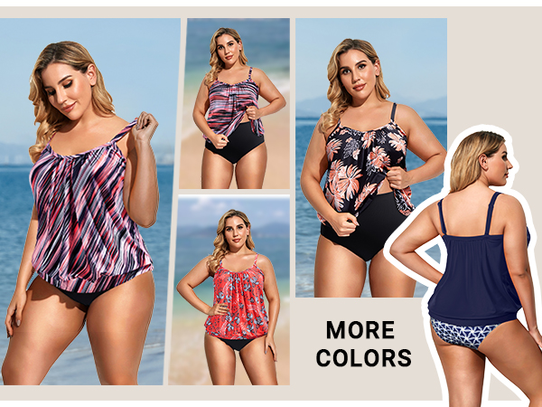 plus size tankini top