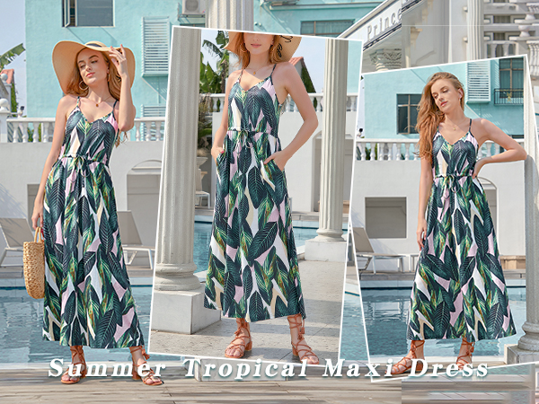 Tropical Maxi Dress