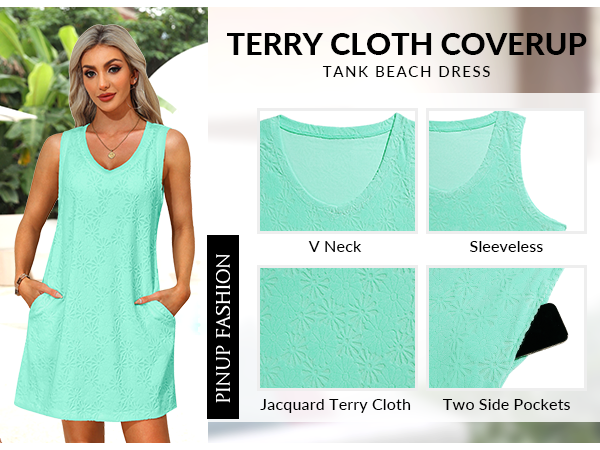 terry cloth swimsuit coverup for women