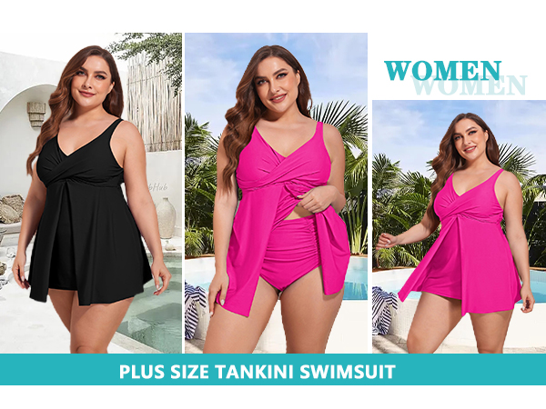 plus size tankini