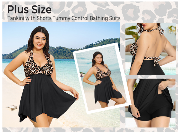 plus size tankini