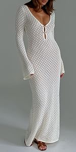 Crochet Swimsuit Cover Up Dress