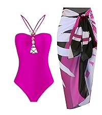 PINK bathing suit with matching cover up