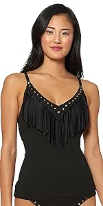 fringe tankini