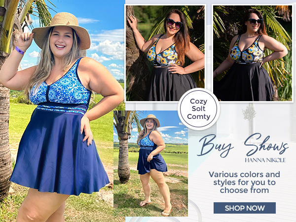 plus size swimdress for women