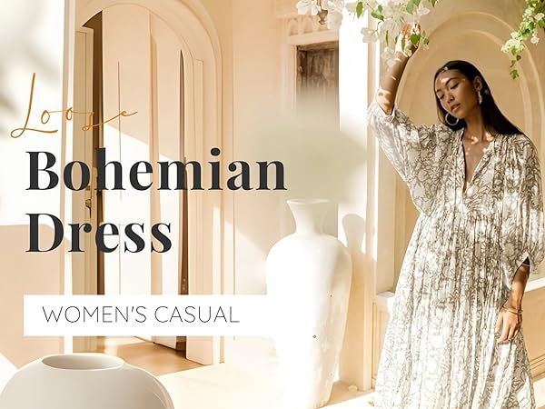 dresses for women 2024 casual bohemian dress for women long dresses for women