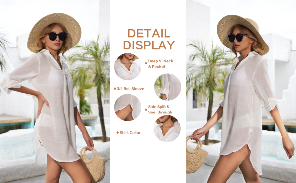 beach cover ups for women