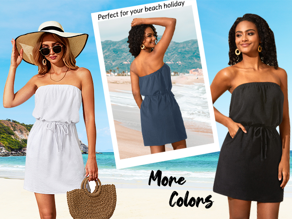 strapless coverups for women