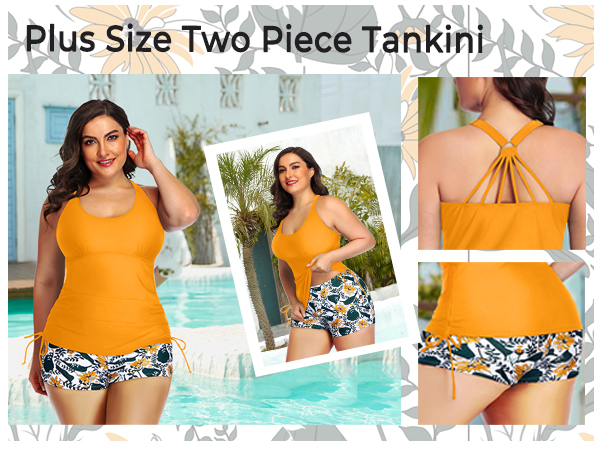 PLUS SIZE TANKINI