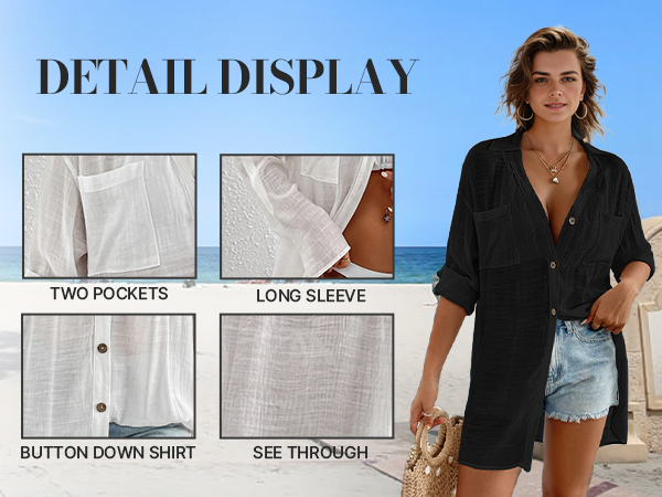 beach cover up shirt