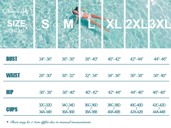 Plus Size Swimsuit Size Chart