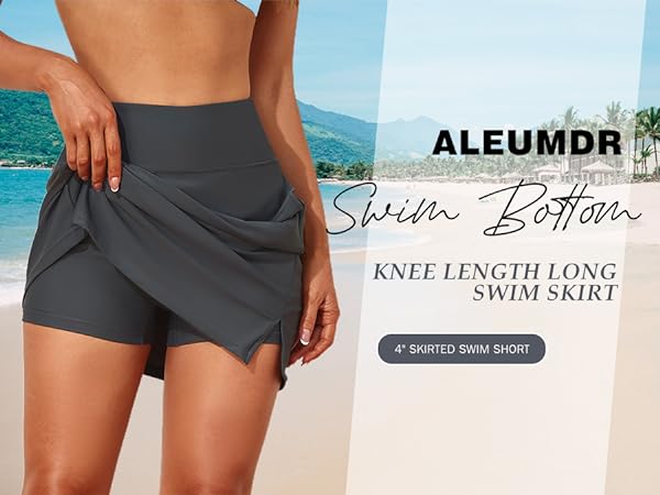 knee length swimsuit bottom