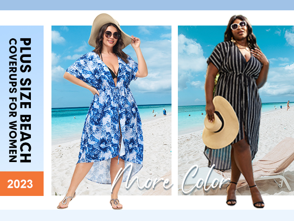 Summer beach cover up for women plus size