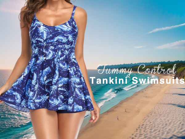 Tummy Control Tankini Swimsuits