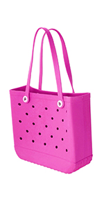 small rubber tote