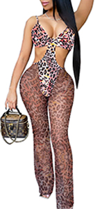 Mesh pant jumpsuit