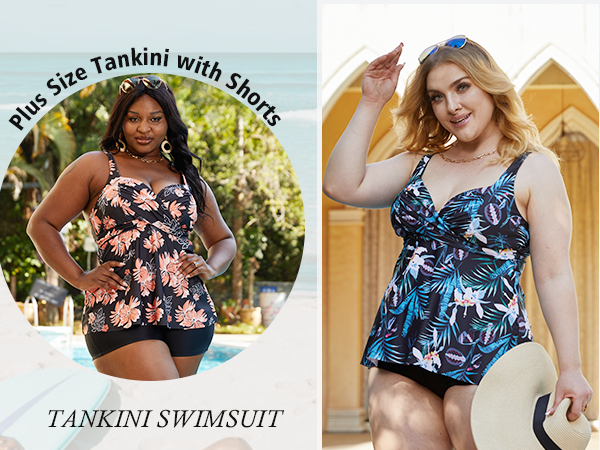 two piece swimsuit for women plus size