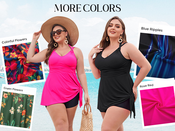 plus size swimdress for women