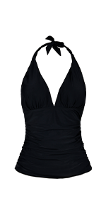 halter, v neck, tankini