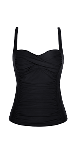 twist, ruched, tankini