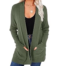 open front cardigan