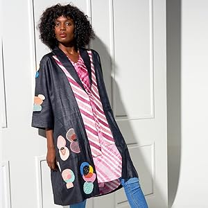 Jacket, Dress, Coat, Poncho, Kaftan