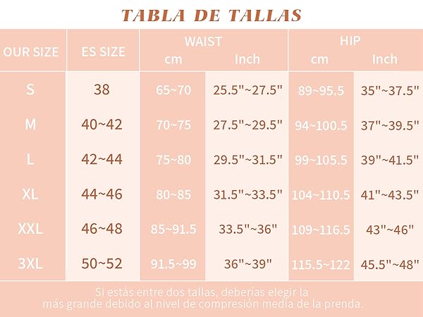 faja moldeadora y reductora