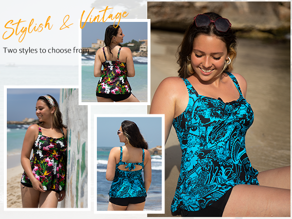 tankini swimsuit two piece