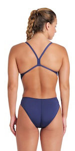 arena Women&#39;s Team Swimsuit Challenge Open Back Solid Color For Intensive Swimming