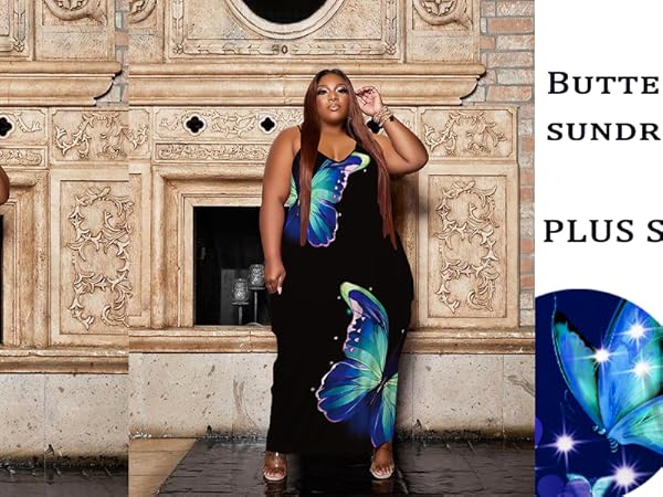 plus size maxi dress