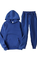 Women 2 Piece Outfits Hooded Sweatshirt Oversized Tracksuit B0D9N8Q1BD