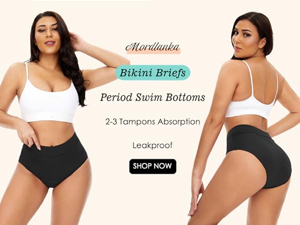 period swimwear bottoms