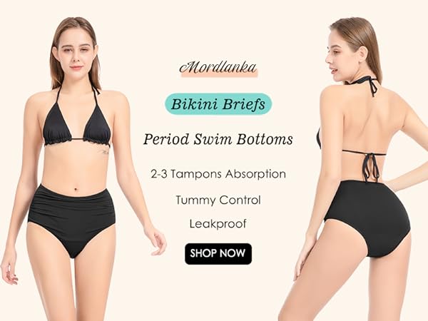 period swimwear bottoms