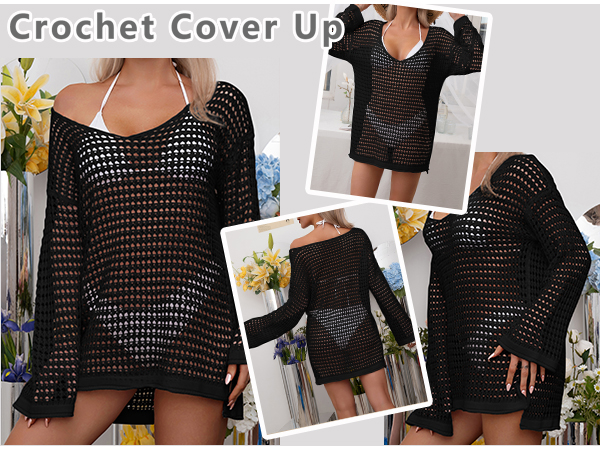 crochet coverups for women