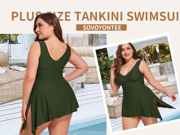 Plus size swimsuit