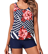 blouson tankini for women